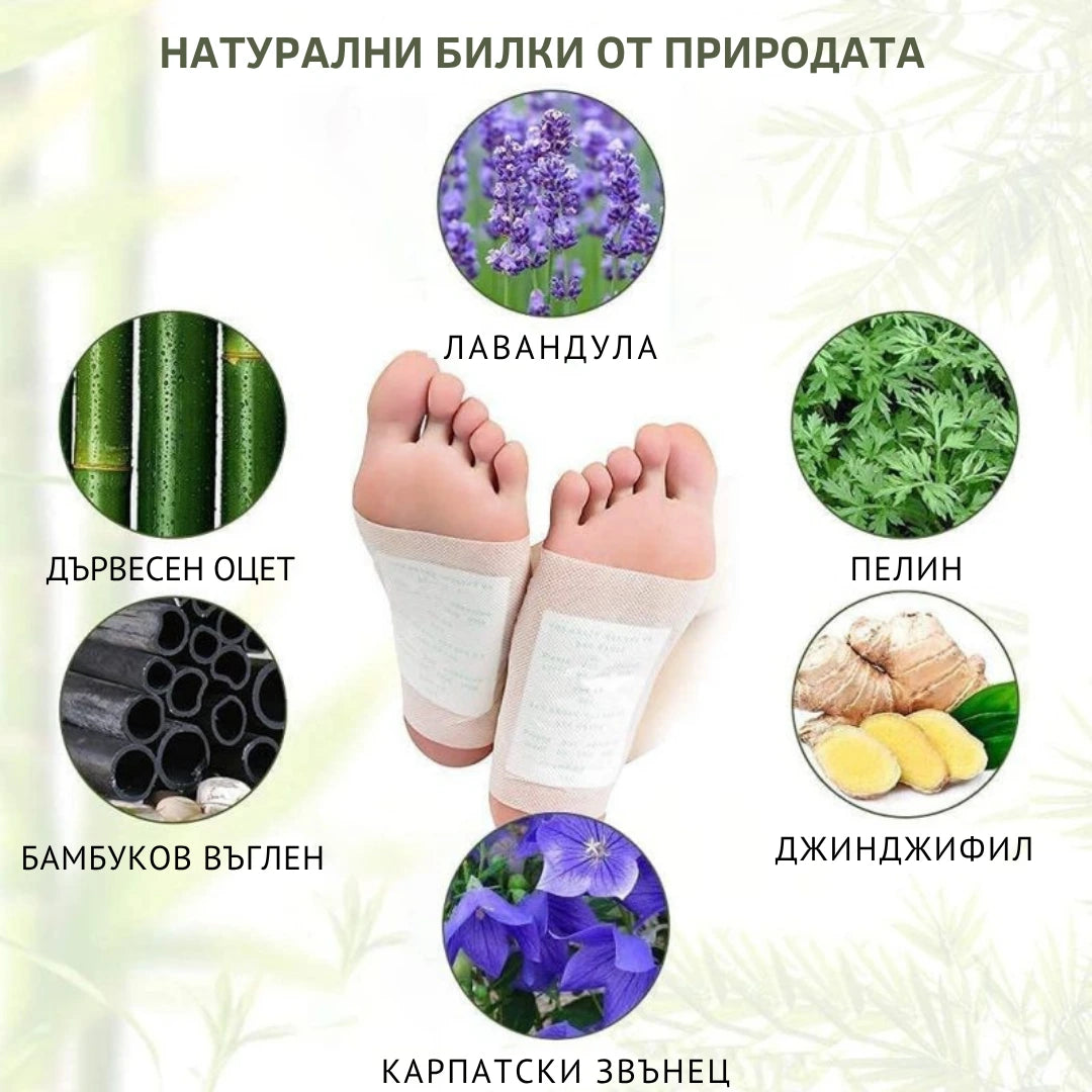 NuroFооt™ Detox Patches- Детоксикиращи лепенки за крака