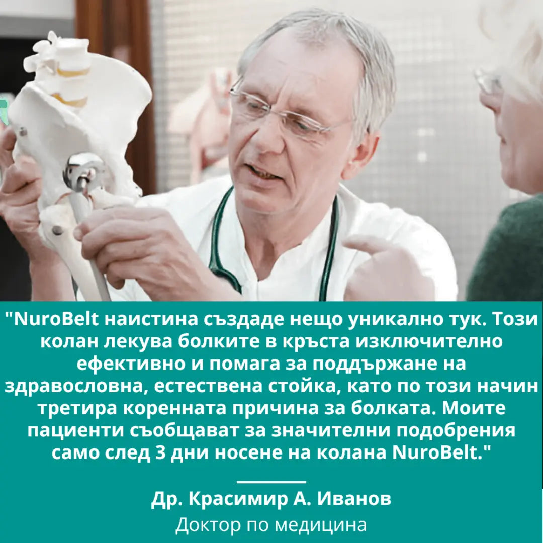 NuroBelt™ - Революционен колан за облекчаване на болките в кръста