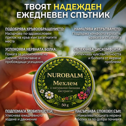 NuroBalm | Облекчава болката в стъпалата само за 14 дни