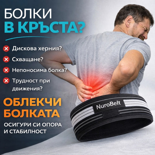 NuroBelt™ - Революционен колан за облекчаване на болките в кръста